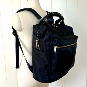 Target A New Day Black w/ Gold Hardware Backpack & Tote